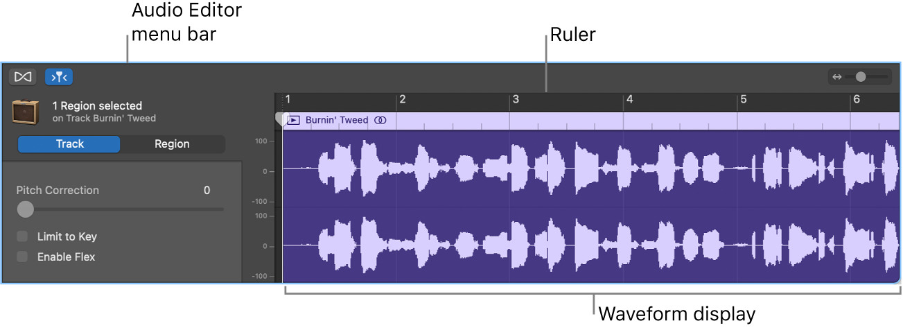 The Audio Editor.