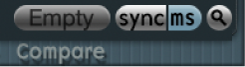 Figure. Compare, Sync and ms buttons.
