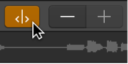 Figure. Transient Editing Mode button in the Sample Editor.