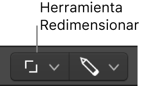 Ilustración. Herramienta Redimensionar.