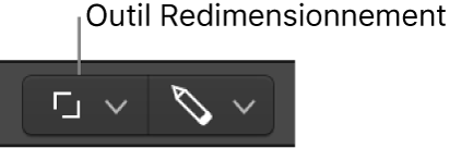 Figure. Outil Redimensionnement