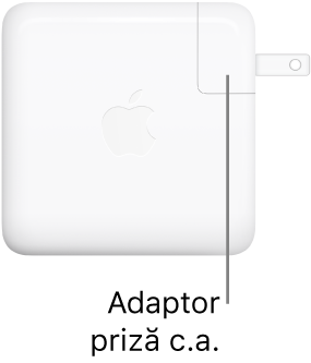 Adaptorul de alimentare USB‑C de 61 W sau 96 W.