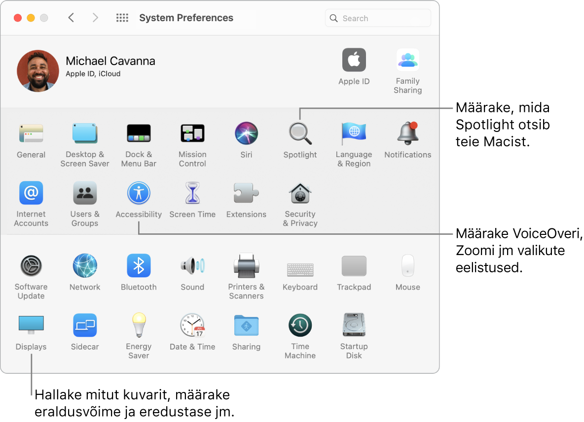 Aken System Preferences.