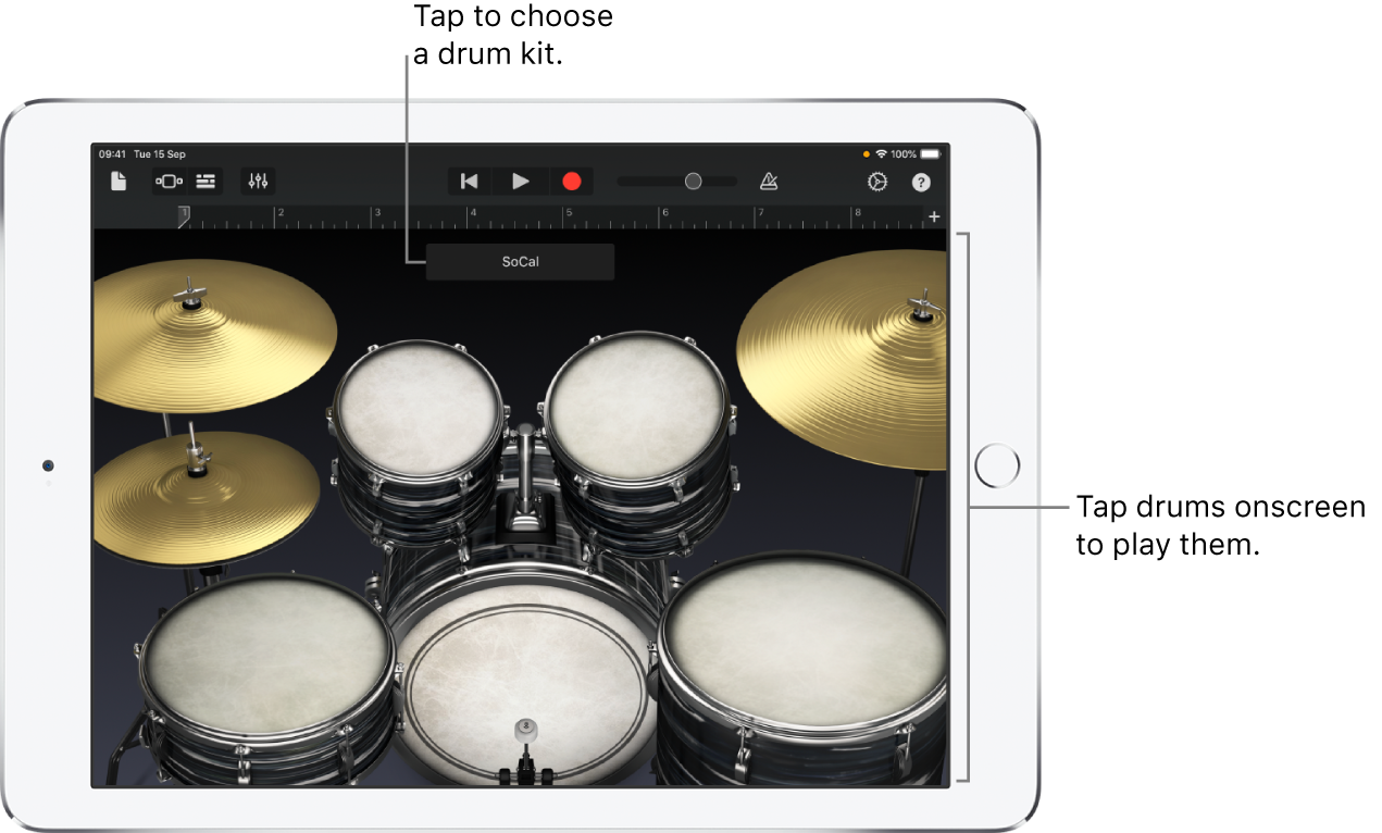 Drums Touch Instrument