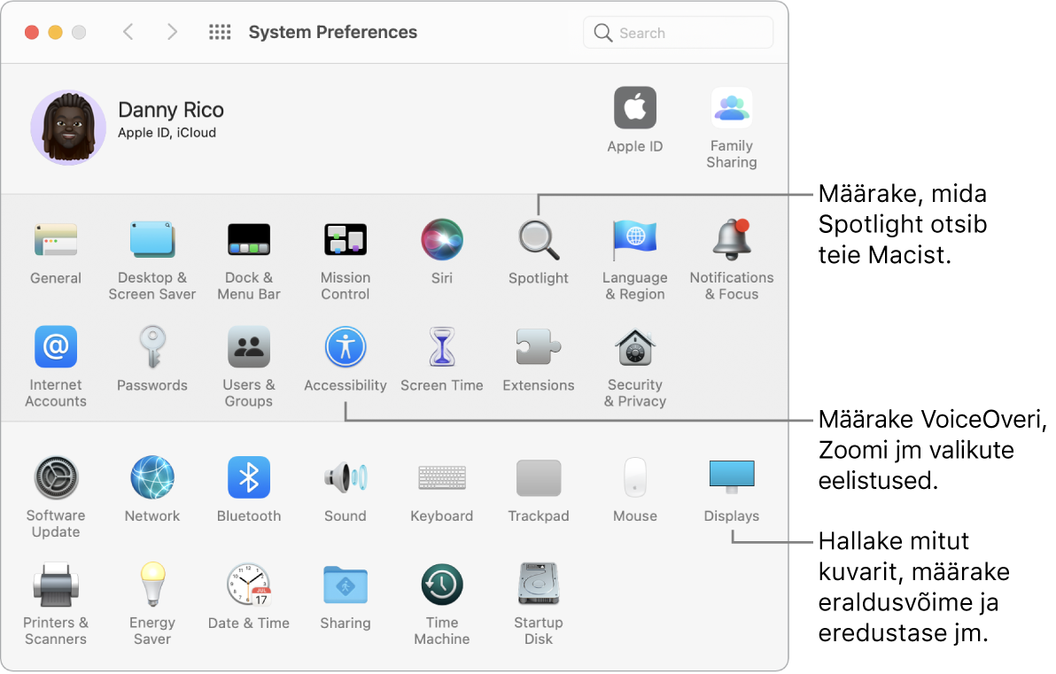 Aken System Preferences.