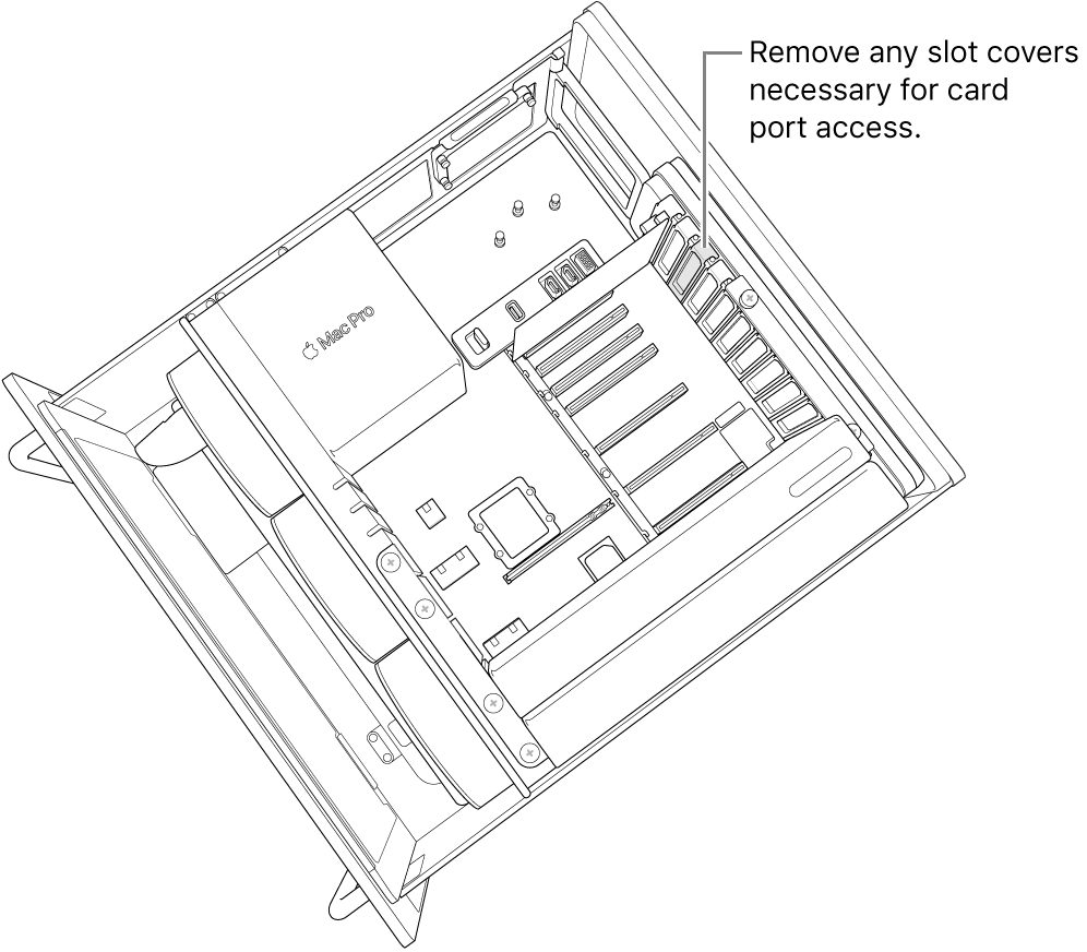 Removing a slot cover.