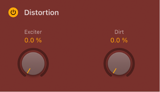 Figure. Step FX Distortion parameters.