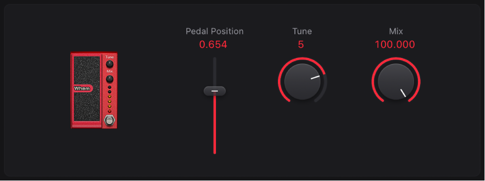 Figure. Wham stompbox window.