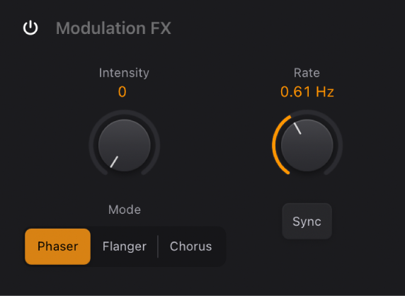 Figure. Vintage Clav Modulation FX parameters.