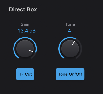 Figure. Direct Box parameters.