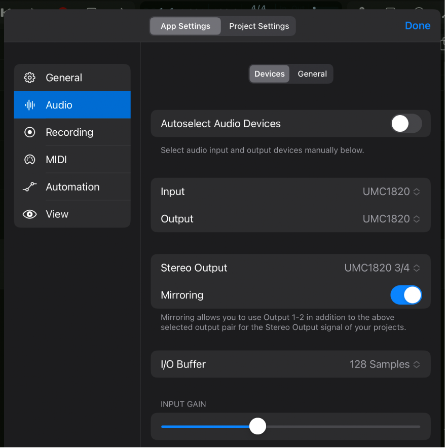 Figure. AirPlay dialog.