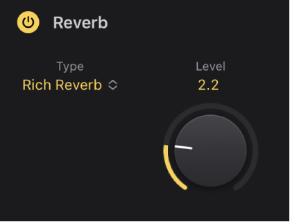 Figure. Paramètres Reverb.