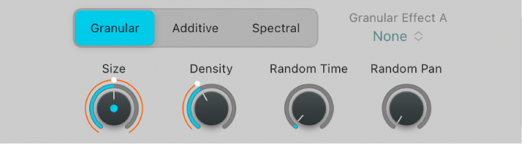 Figure. Modes de synthèse de Sample Alchemy.