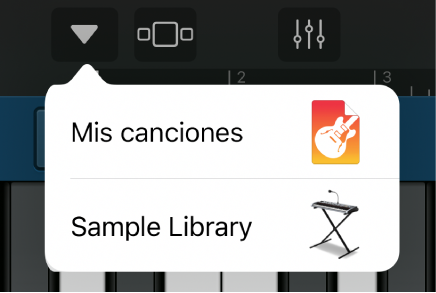 Abre la biblioteca de samples.