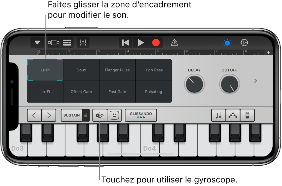 Instrument tactile Clavier