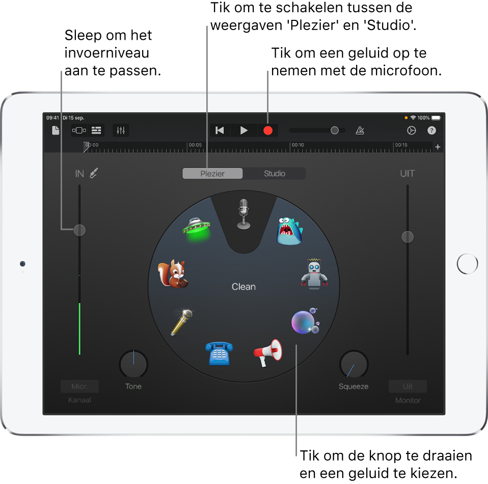 Touch-instrument Audiorecorder