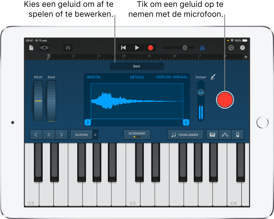 Sampler Touch-instrument