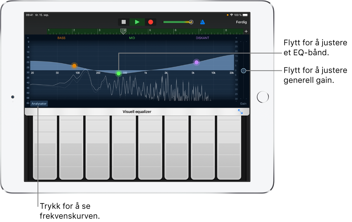 Visuell equalizer