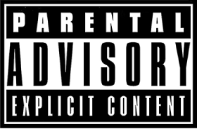 Rótulo Parental Advisory.