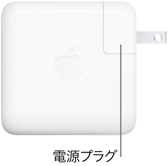 67W USB-C電源アダプタ。