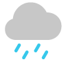 An icon symbolizing drizzle.