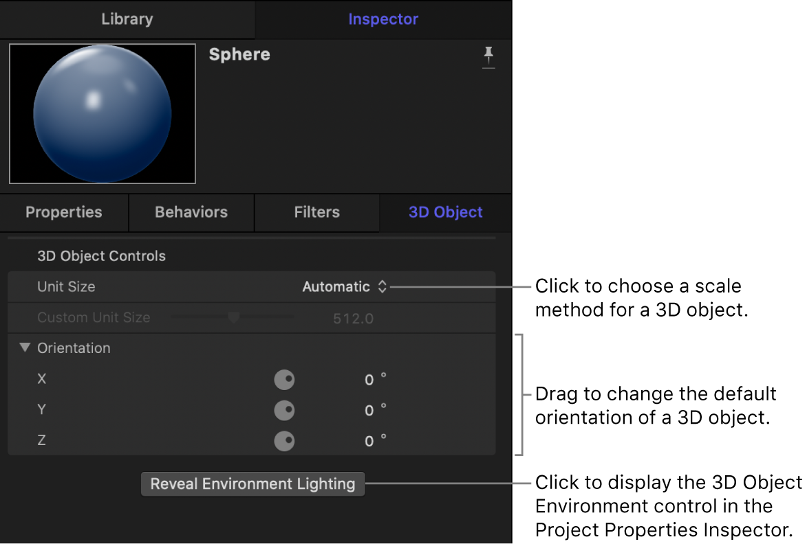 3D Object Inspector