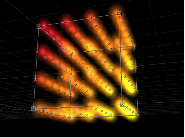 Canvas showing replicator set to Box shape with Tile arrangement