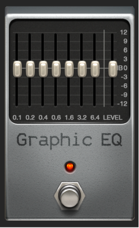 Abbildung. Das Effektpedalfenster „Graphic EQ“