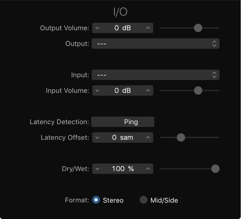 Figure. Fenêtre I/O.