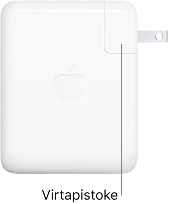 140 W USB-C-virtalähde.