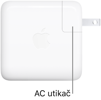 USB-C strujni adapter od 67 W i od 96 W.