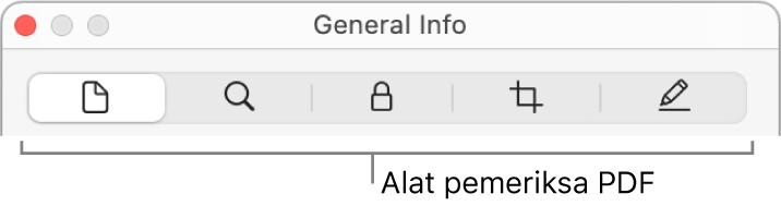 Alat pemeriksa PDF.