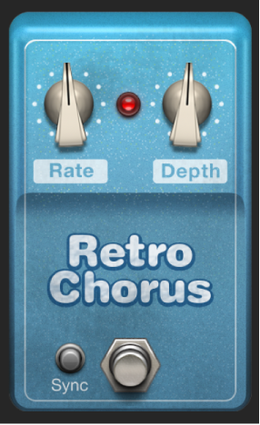 Figure. Retro Chorus stompbox window.