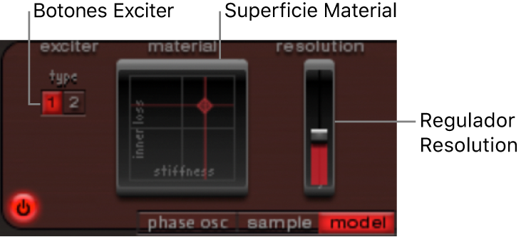 Figure. Model mode parameters.