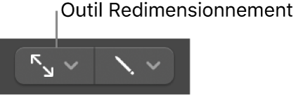 Figure. Outil Redimensionnement
