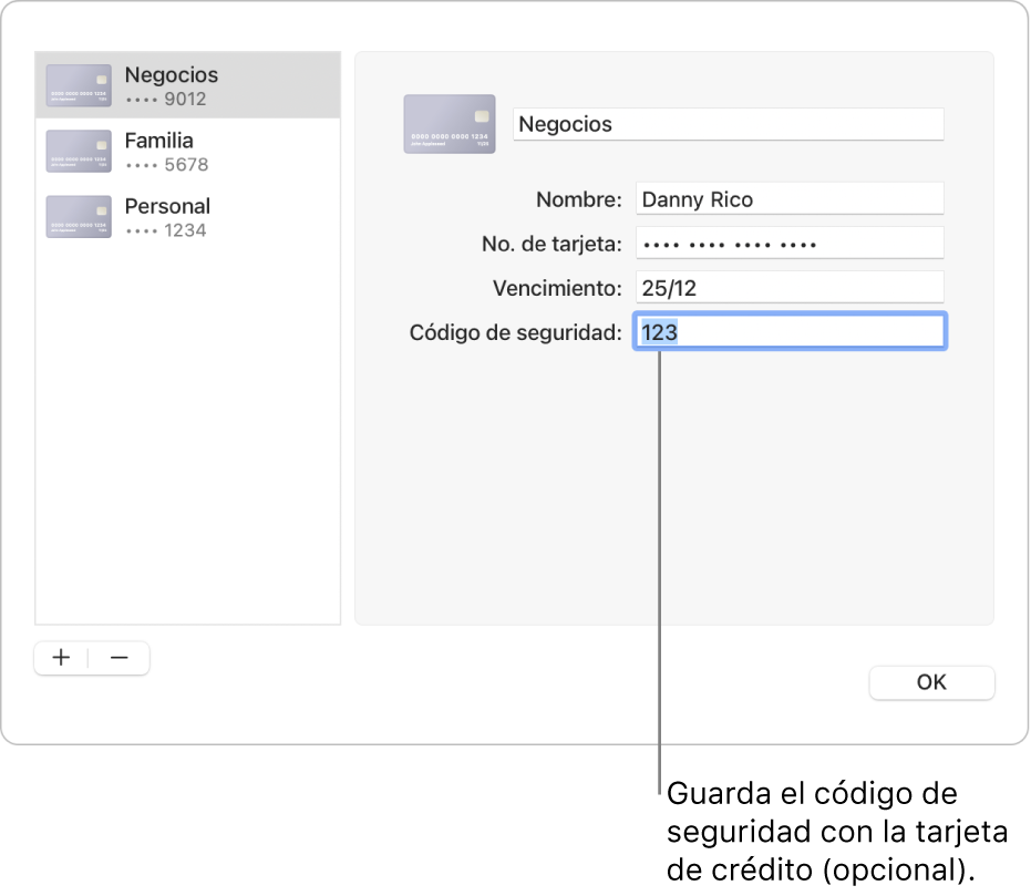 Un formulario de tarjeta de crédito con campos para ingresar el nombre, número de tarjeta de crédito, fecha de vencimiento y código de seguridad.