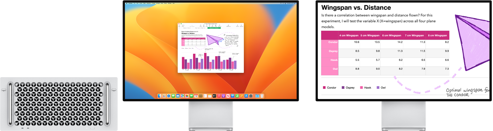 Funkcija Zoom Display ir aktīva sekundārajā monitorā; kreisajā monitorā tiek saglabāts normālais ekrāna izmērs.