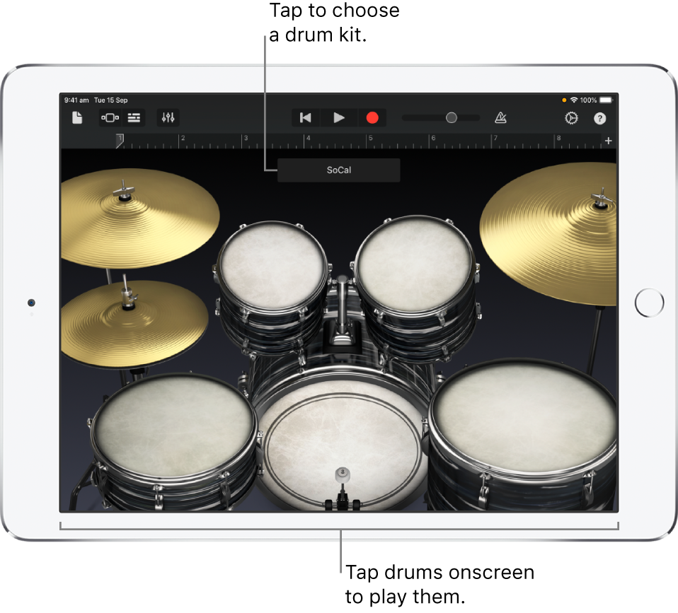 Drums Touch Instrument