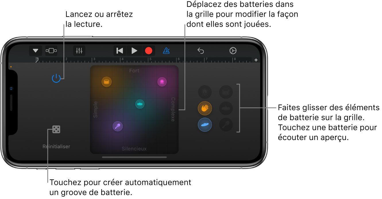 Instrument tactile Smart Drums