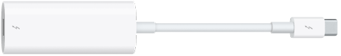 The Thunderbolt 3 (USB-C) to Thunderbolt 2 Adapter.