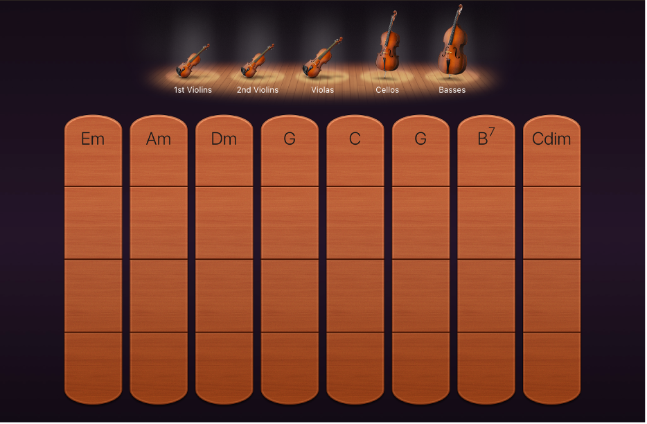 Figure. Strings Chord Strips.