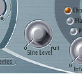 Figure. Sine Level knob.