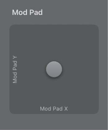 Figure. Mod Pad and related Vector Envelope parameters.