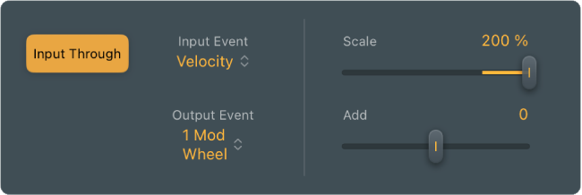 Figure. Modifier window.