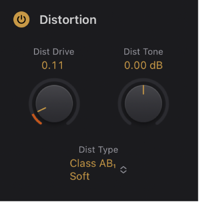 Figure. Vintage B3 Distortion parameters.