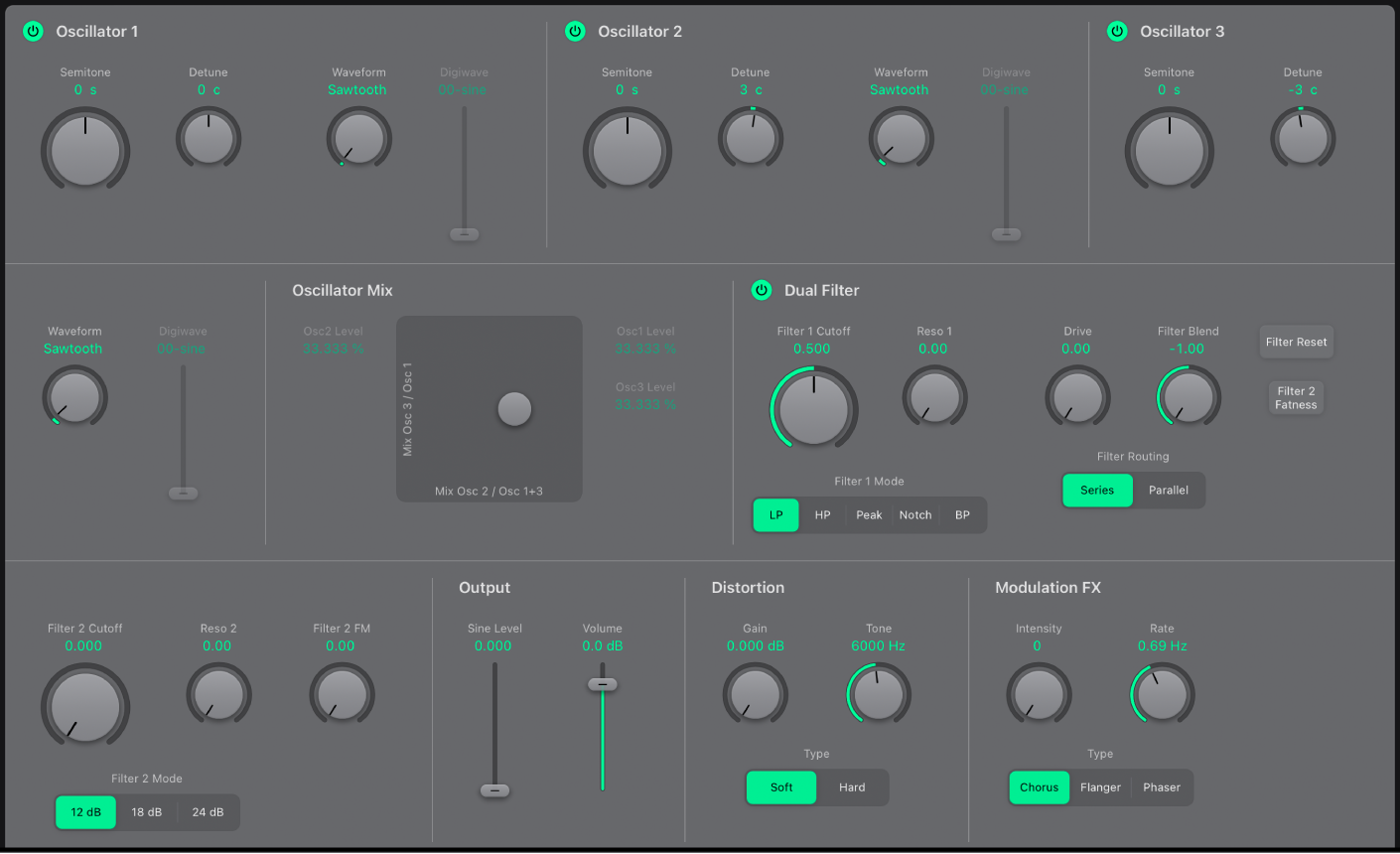 Figure. ES2 window showing main interface areas.