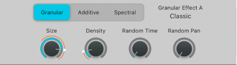 Figure. Sample Alchemy synthesis modes.