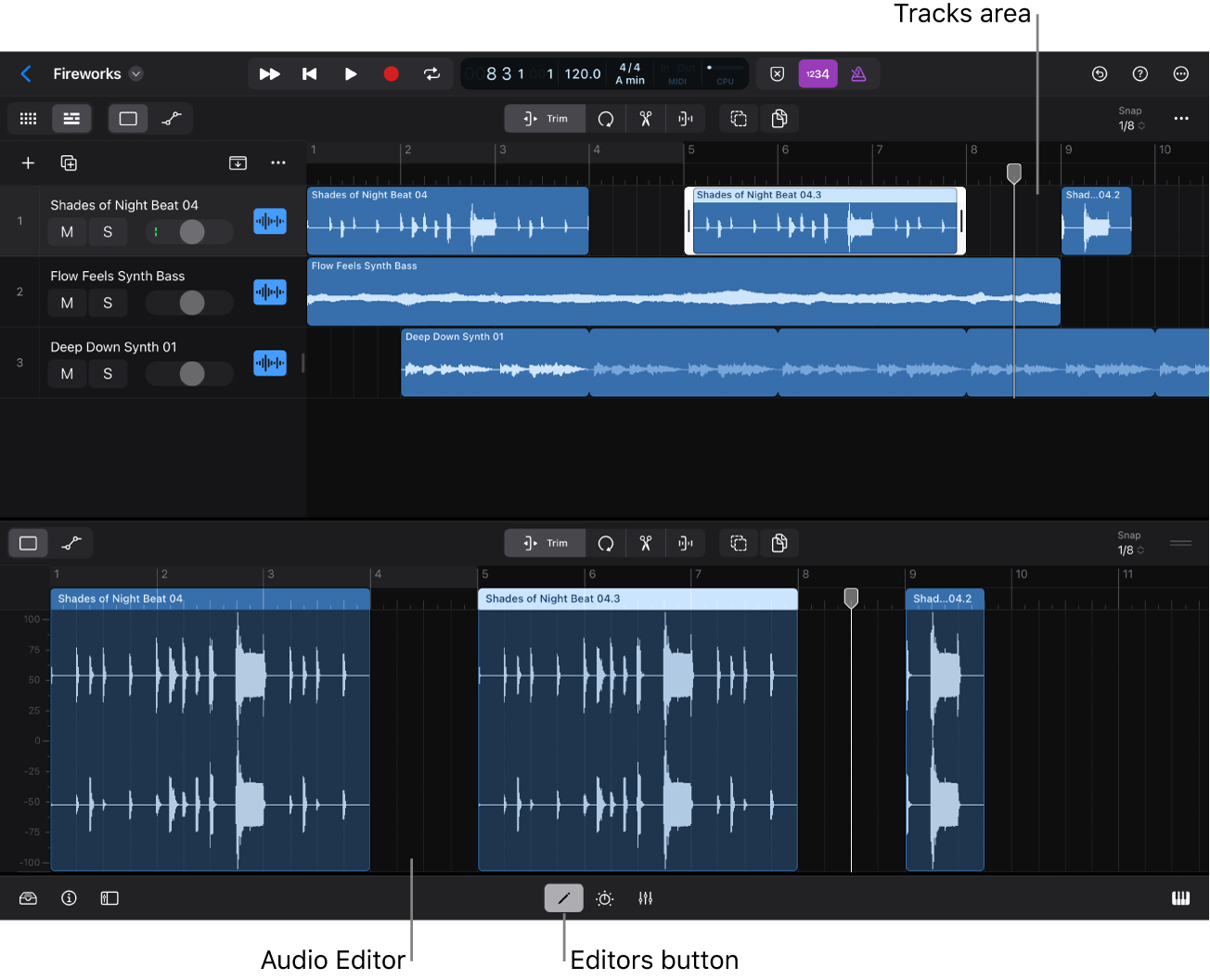 Figure. Audio Editor.