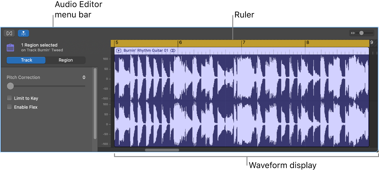 The Audio Editor.