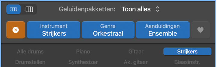 Herstelknop in de loopbrowser.